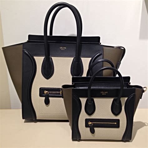 celine micro luggage vs mini|celine micro luggage tote price.